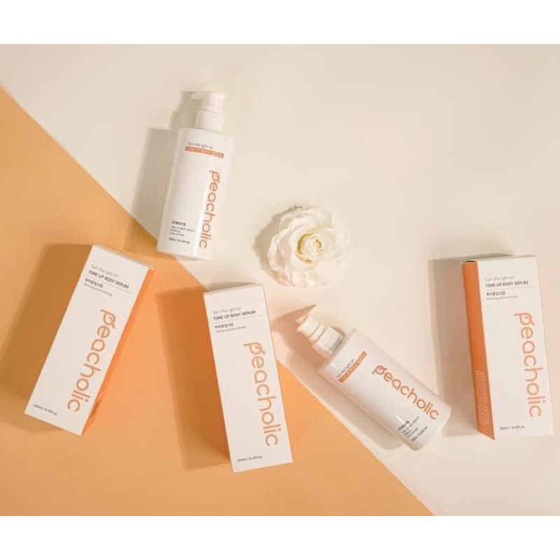 Kem Nâng Tone Dưỡng Trắng Body Peacholic