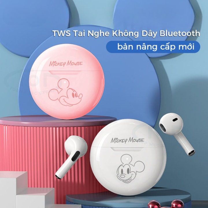 Tai nghe nhét tai không dây LENOVO L6 Disney bluetooth 5.2 âm thanh hifi tích hợp micro tiện lợi- TECHHIGH