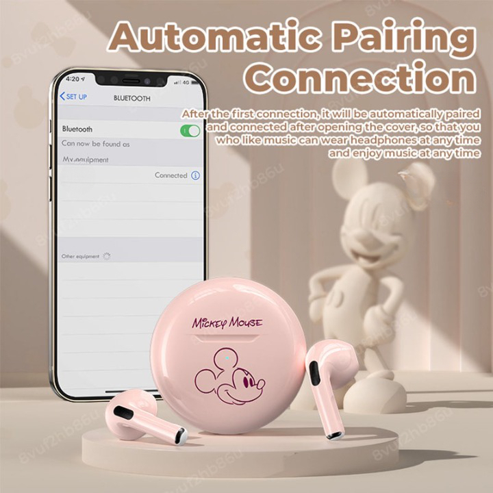 Tai nghe nhét tai không dây LENOVO L6 Disney bluetooth 5.2 âm thanh hifi tích hợp micro tiện lợi- TECHHIGH