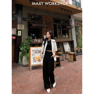Áo sơ mi tay ngắn dáng oversize Pocket Oversize Shirt Maxy Workshop