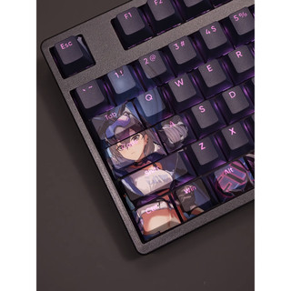 Keycap Honkai: Star Rail Silver Wolf Star Dome Model, chất liệu PBT