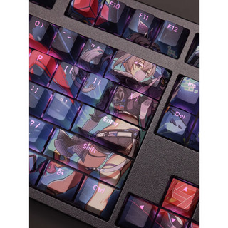 Keycap Honkai: Star Rail Silver Wolf Star Dome Model, chất liệu PBT