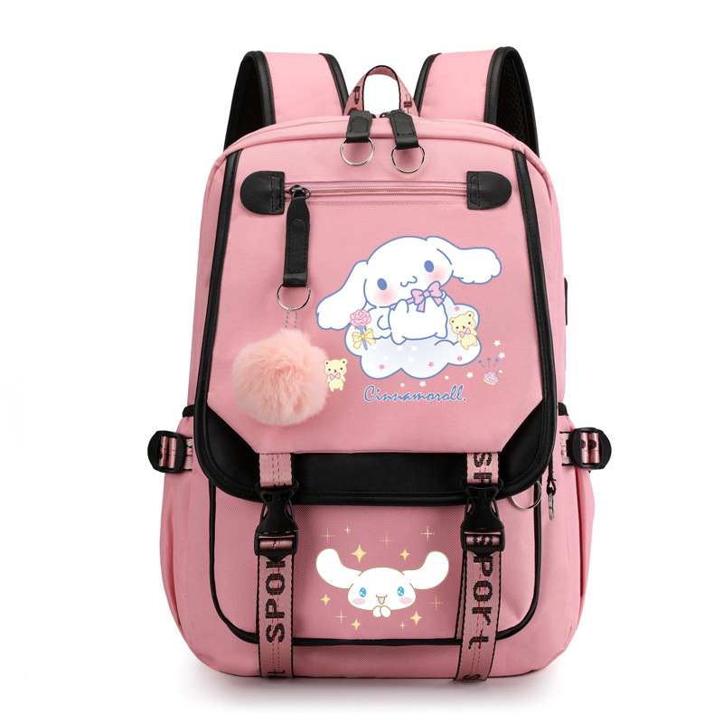 Sanrio Cinnamon ba lô cho nữ sinh viên công suất lớn không thấm nước in túi thời trang cá tính nữ