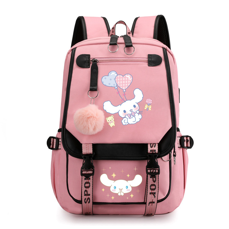 Sanrio Cinnamon ba lô cho nữ sinh viên công suất lớn không thấm nước in túi thời trang cá tính nữ