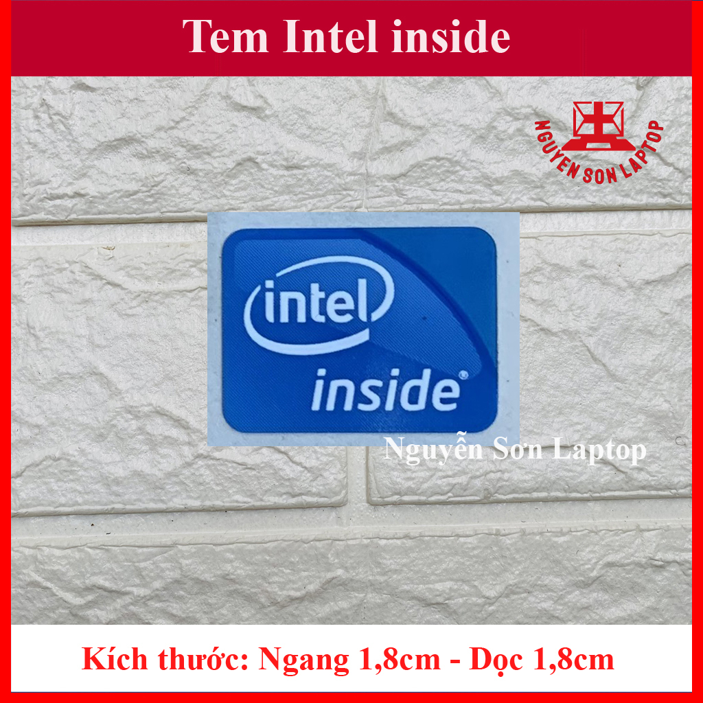 Tem Intel inside Thay Tem Máy Tính Tem Laptop