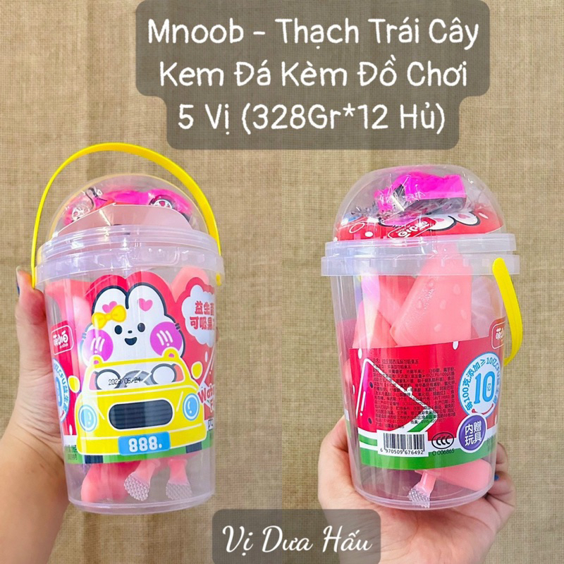 Thạch Jelly kem đá trái cây Disney cho bé đủ hình dáng