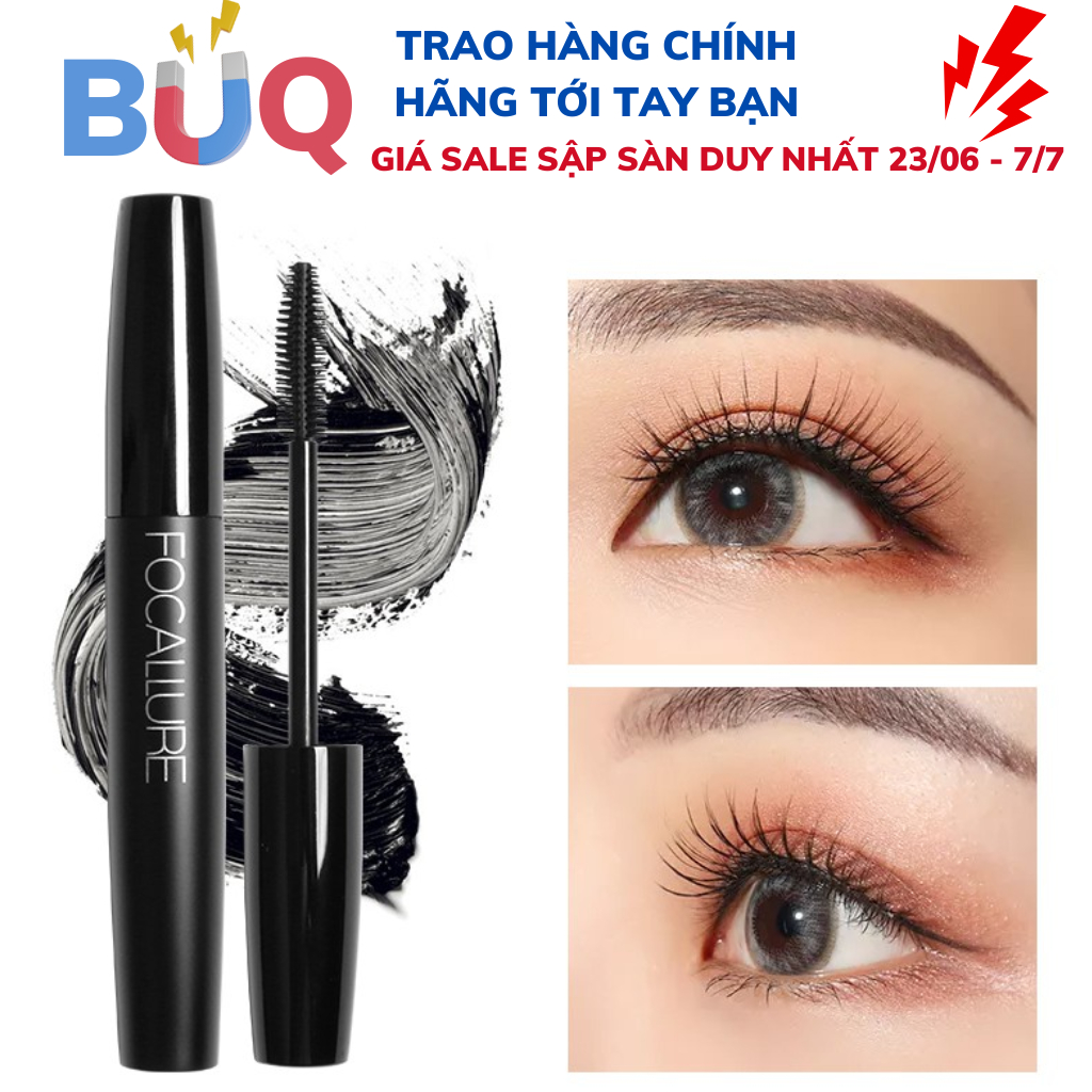 Mascara FOCALLURE chải dài lông mi chống vón cục lâu trôi dành cho trang điểm 10g FA11