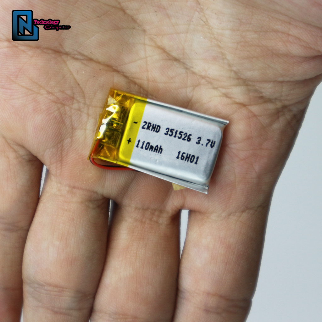 Viên Pin Lithium Nhỏ 3.7V 110mah Dành Cho Custom Mod Chế Thiết Bị Điều Khiển Nhỏ Thích Hợp Các Vi Điều Khiển