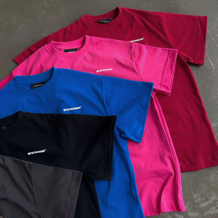 Áo thun BOXY 100% COTTON 300GSM - in nổi cao thành basic  - phong cách streetstyle nam nữ - THBBRAND