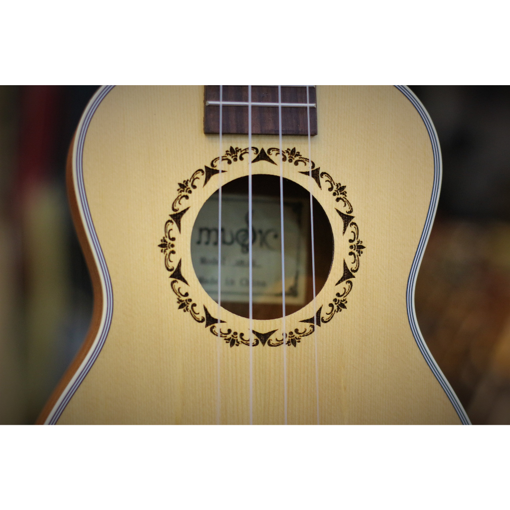 Đàn Ukulele Gỗ Thông - chính hãng Music - size Concert