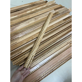 Thước gỗ sồi nguyên khối