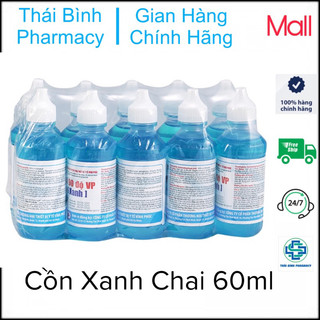 Cồn xanh 90 độ Vĩnh Phúc chai 60ml