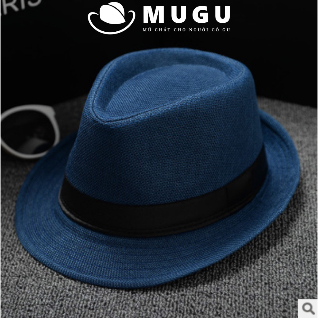 Mũ Phớt Cói Nam Nữ MC02 Đi Biển Thoáng Mát Mugout