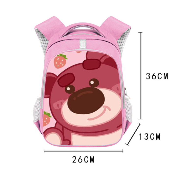 Lotso Balo Cỡ Lớn Thoáng Khí In Họa Tiết Dâu Tây / Gấu Dễ Thương Thời Trang Cho Nữ