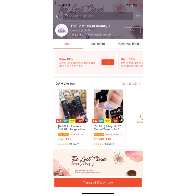 Son Kem CC Rouge Allure Laque/Ink Fullbox ĐỦ BILL💐