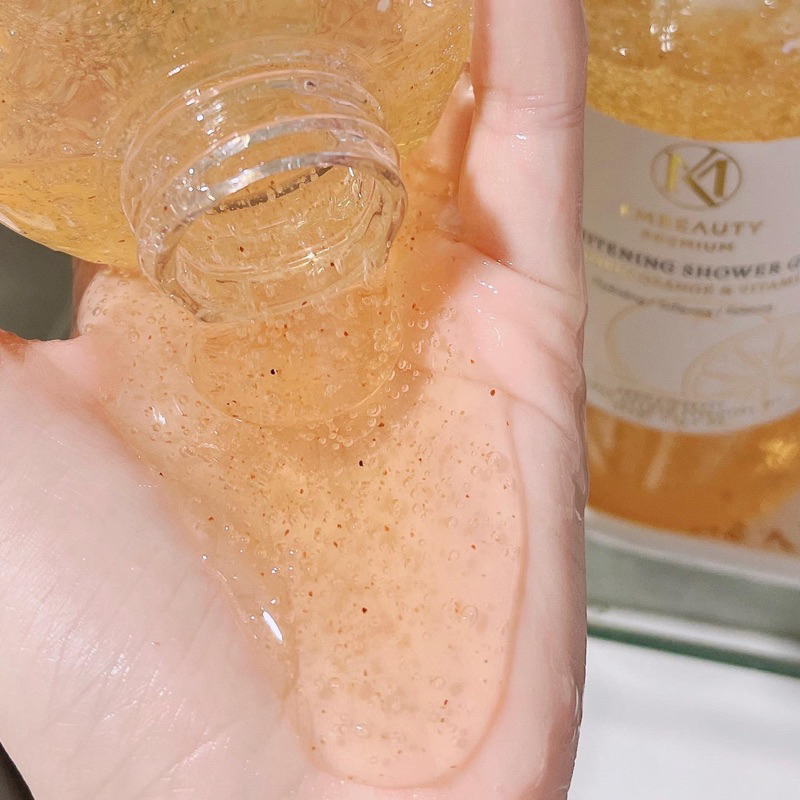500ml / Sữa tắm trắng da Vitamin C + Cam Mandarin