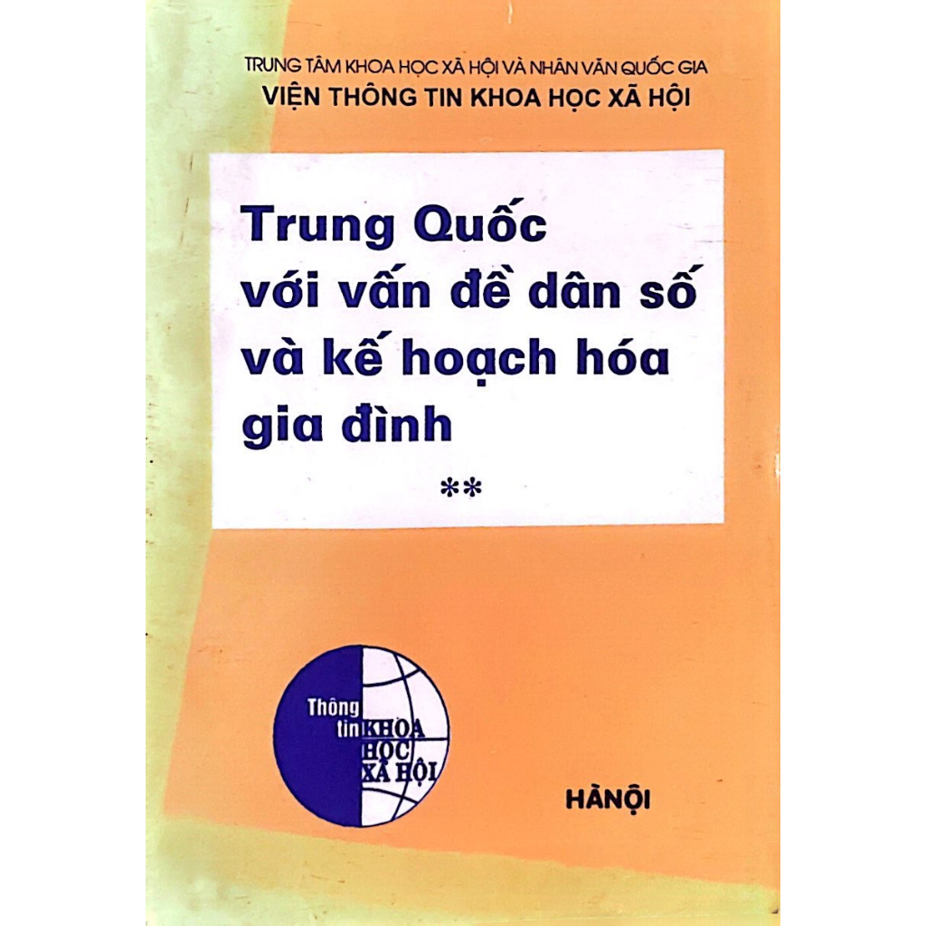 Sách - Combo Trung Quốc Với Vấn Đề Dân Số Và Kế Hoạch Hóa Gia Đình tập 1 + Tập 2 (2 cuốn)