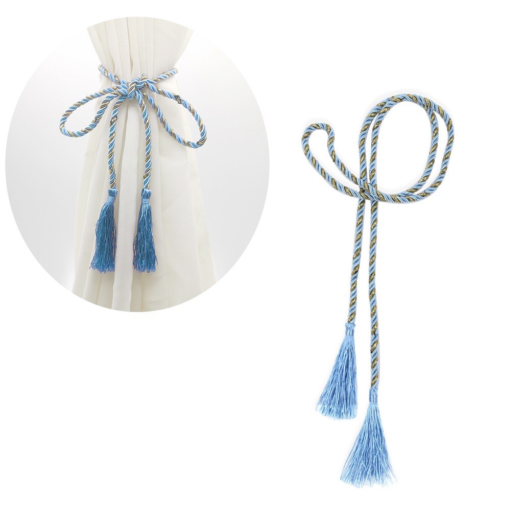 Dây buộc rèm cửa tua rua, trang trí decor, trang trí phụ kiện