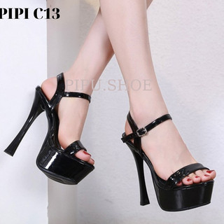 giày cao gót đế đúp 15cm ,sandal cao gót thời trang,sự kiện,hoa hậu catwalk pipu c15