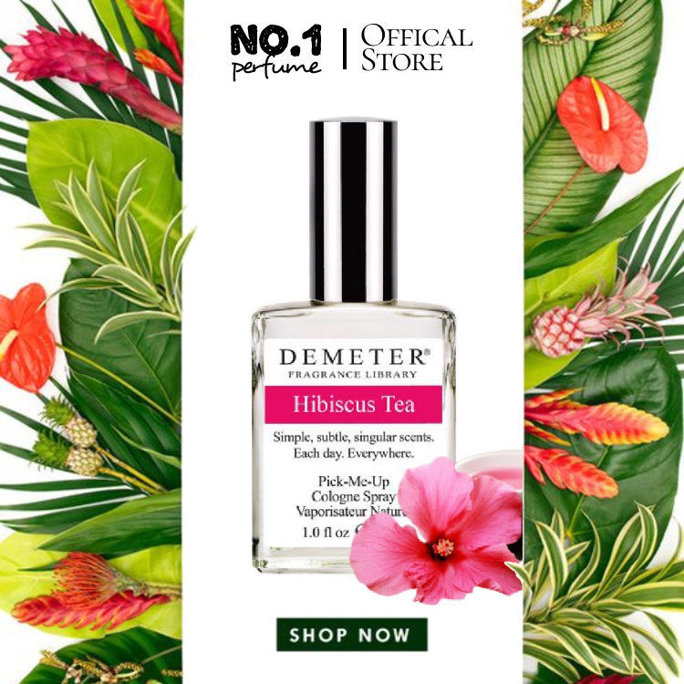 ⁂︎ 10ml┊ Nước hoa Hibiscus Tea by Demeter Cologne - 10мl - #🄽🄾.🄸