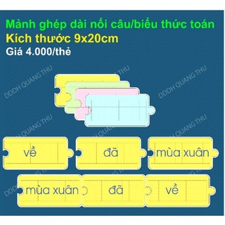 Mảnh ghép nối câu/biểu thức toán