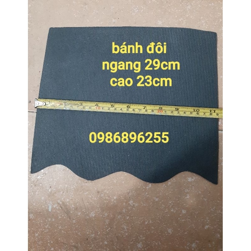 Bộ 3 chiếc chắn bùn cao su dành cho xe ba gác - ba bánh