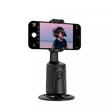 Gimbal Điện Thoại 360-P01 Giá Đỡ Theo Dõi Khuôn Mặt Cho Quay Video, Livestream, Tiktok, Tự Động Xoay 360º