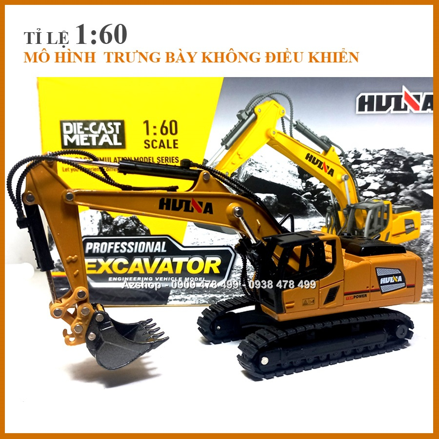 Xe Mô Hình Kim Loại Xe Công Trình Tỉ Lệ 1:60 - JingBang - 9952