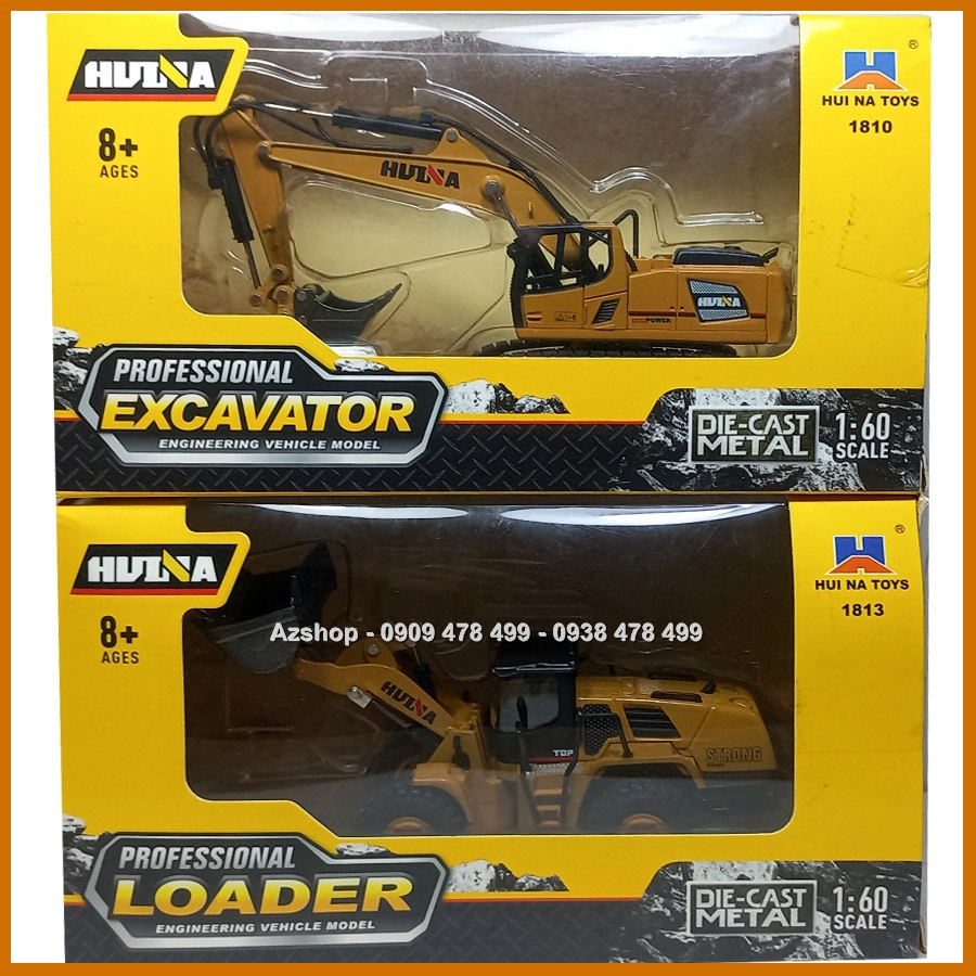 Xe Mô Hình Kim Loại Xe Công Trình Tỉ Lệ 1:60 - JingBang - 9952