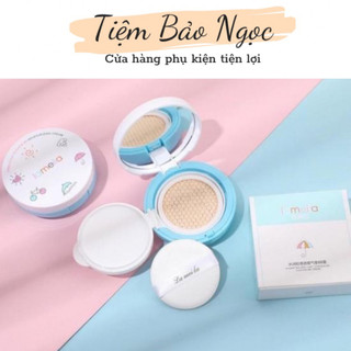 Phấn nước Cushion BB Lameila hộp màu xanh hoạ tiết chiếc ô