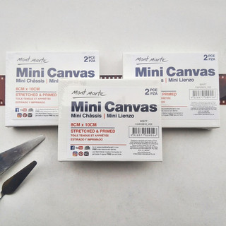 Khung canvas nhỏ Mont Marte nhiều kích cỡ 6x8 / 8x10 / 10x10cm