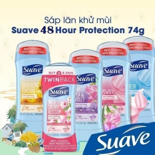 Lăn khử mùi hôi nách nữ Suave Powder/Fresh/Violet/Everlasting Lăn nách nữ lăng khử mùi