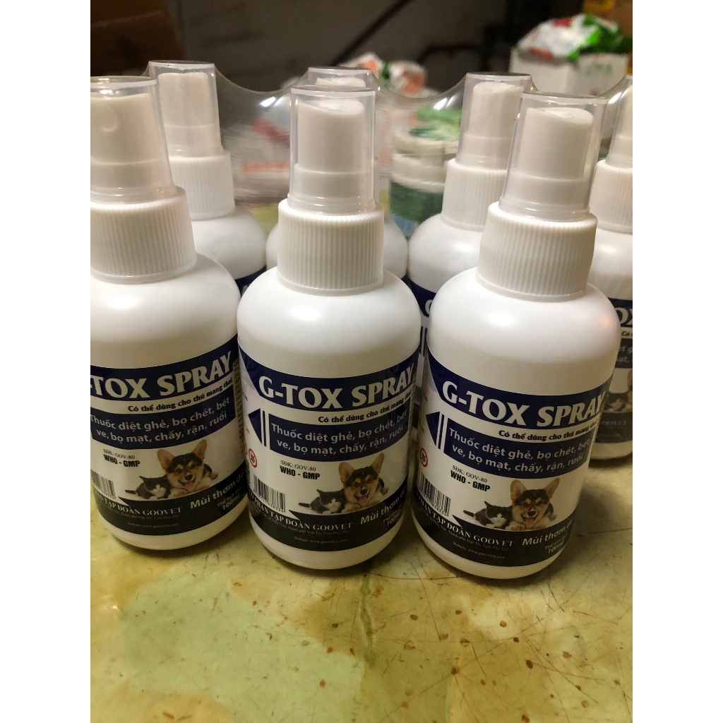 Xịt ve rân, bọ chét, ghẻ, mò mạt, ruồi