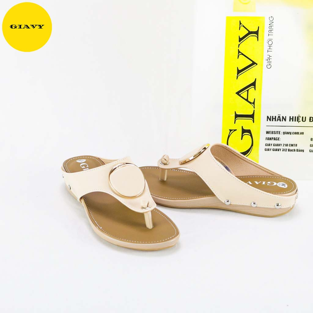 Dép Kẹp Nữ Khóa Tròn  C70 - GIÀY GIAVY