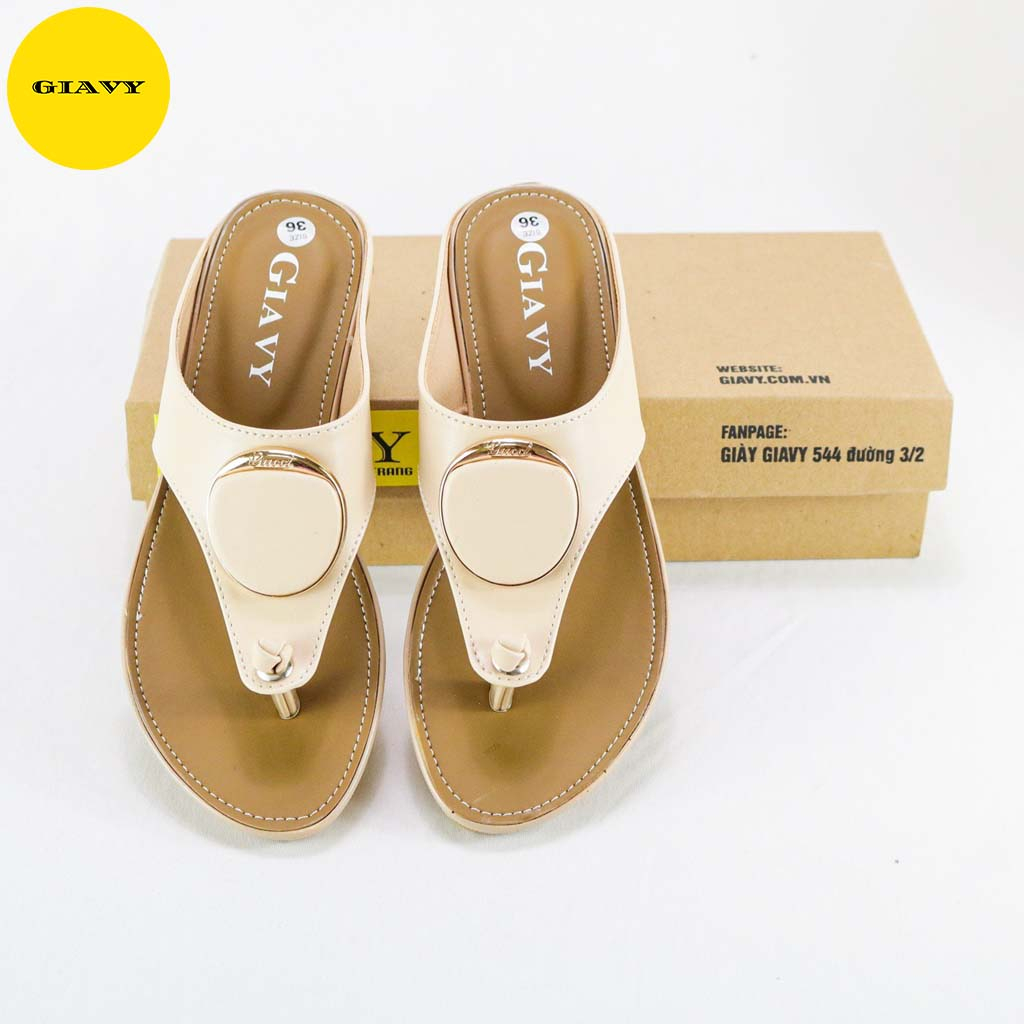 Dép Kẹp Nữ Khóa Tròn  C70 - GIÀY GIAVY