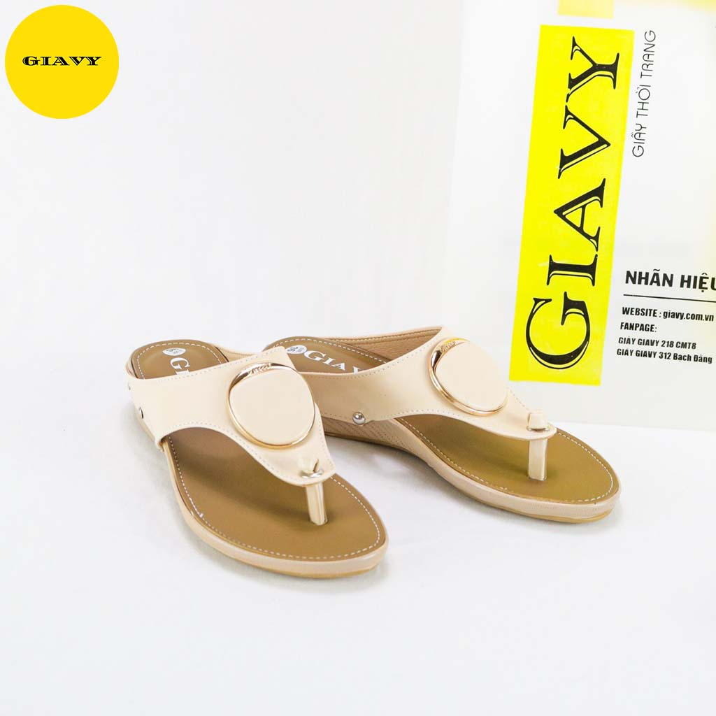 Dép Kẹp Nữ Khóa Tròn  C70 - GIÀY GIAVY