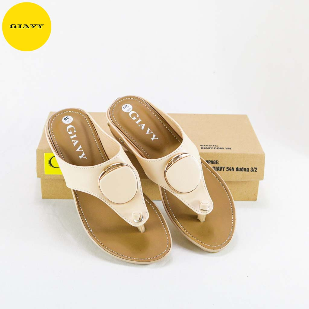 Dép Kẹp Nữ Khóa Tròn  C70 - GIÀY GIAVY