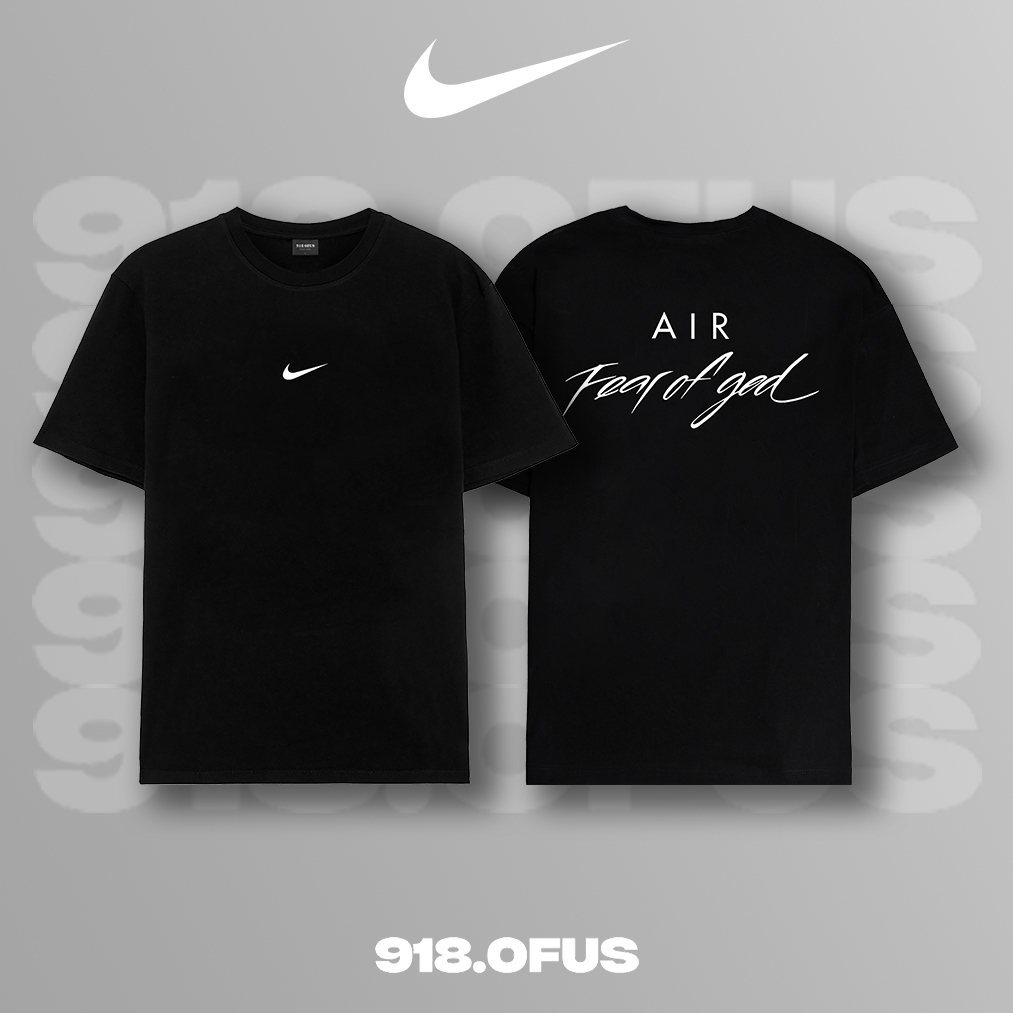 Áo thun Nike Hàng Chính Hãng unisex basic phông Nike nam nữ tay lỡ chất liệu cotton 918 Ofus