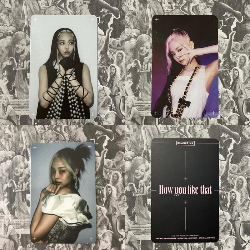 [Official + Toploader] Blackpink_Jennie | Card Jennie trong Album Square Up, How you like that Blackpink