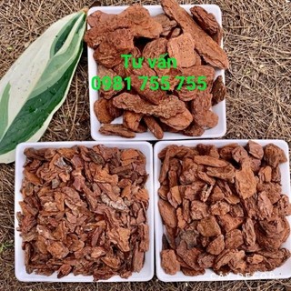 1kg vỏ thông trồng lan,Giá thể trồng lan cao cấp