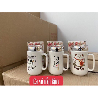 Ca sứ nắp gương