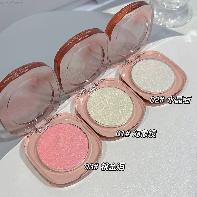 Phấn hightlight / bắt sáng Muge Leen hạt mịn siêu lấp lánh bóng da