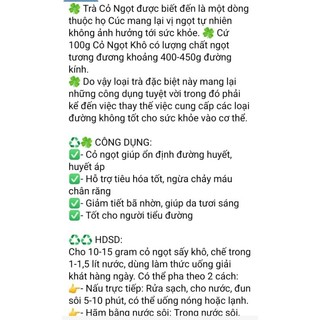cỏ ngọt khô - trà cỏ ngọt