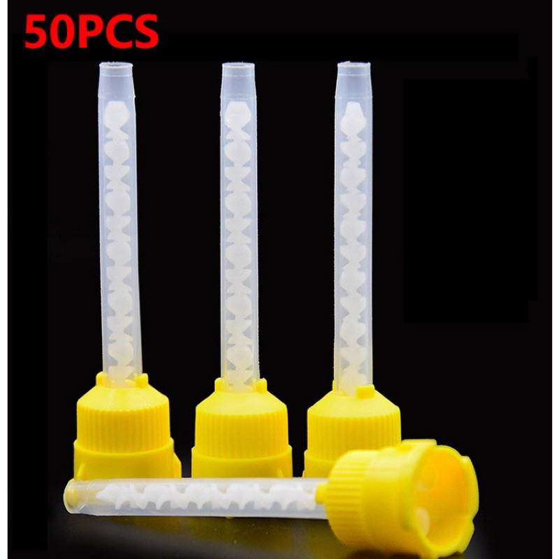 đầu trộn silicon lỏng dùng trong nha khoa 1 túi gồm 50c