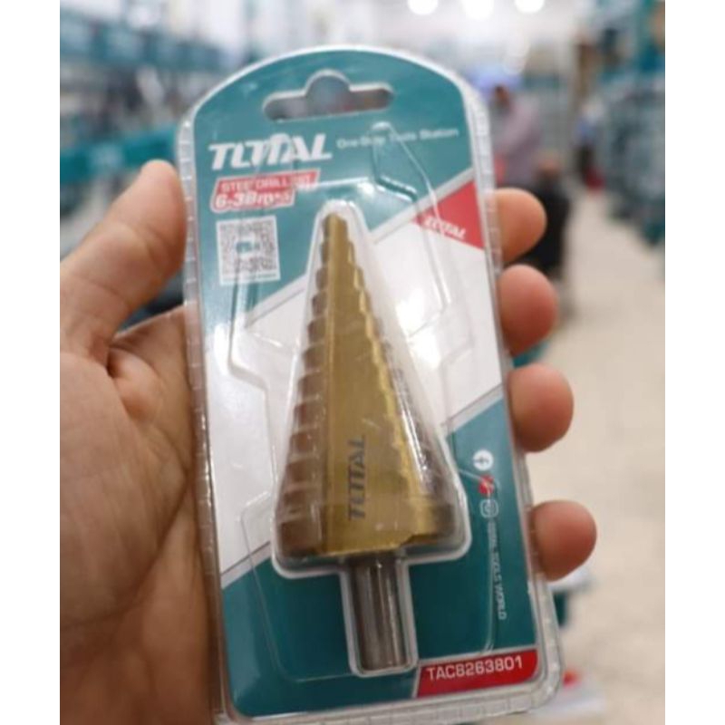 Mũi khoan tháp 6-38mm TOTAL TAC8263801 (dùng cho thép tấm)