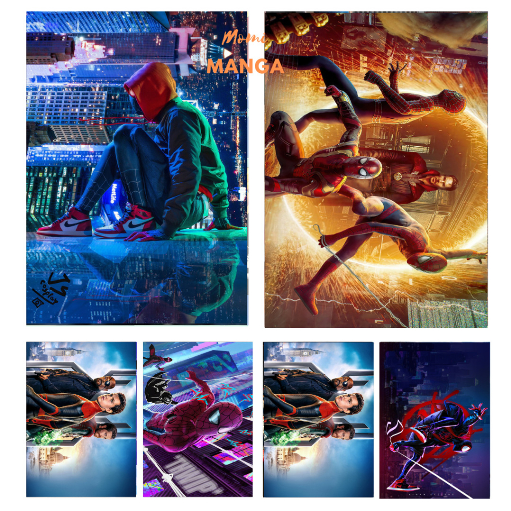 Poster In Hình Người Nhện  Spider-Man Dán Tường Trang Trí Phòng Khách Tường Nhà Ms: 514 P2