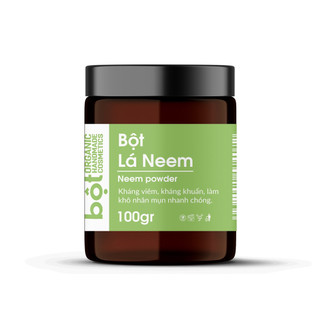 Bột Lá Neem Nguyên Chất 100gr - Cải thiện Mụn ẩn - Bột Organic Handmade Cosmetics