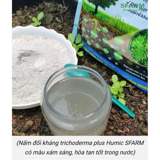Nấm đối kháng Trichoderma plus Humic Sfarm gói 500g
