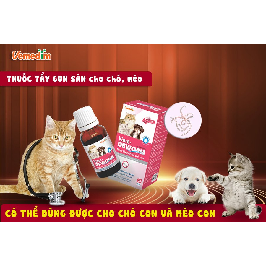 KIỂM SOÁT NỘI NGOẠI KÝ SINH TRÙNG - CHAI 20ML