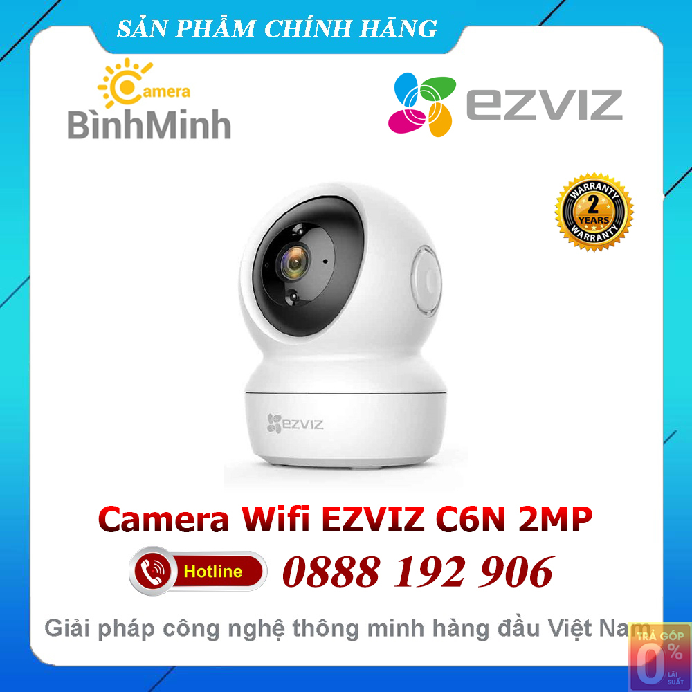 Camera Wifi Trong Nhà EZVIZ C6N Full HD 1080P 2MP, TY 2K 4MP  - Chính Hãng, Bảo Hành 2 Năm